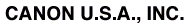 CANON U.S.A., INC.